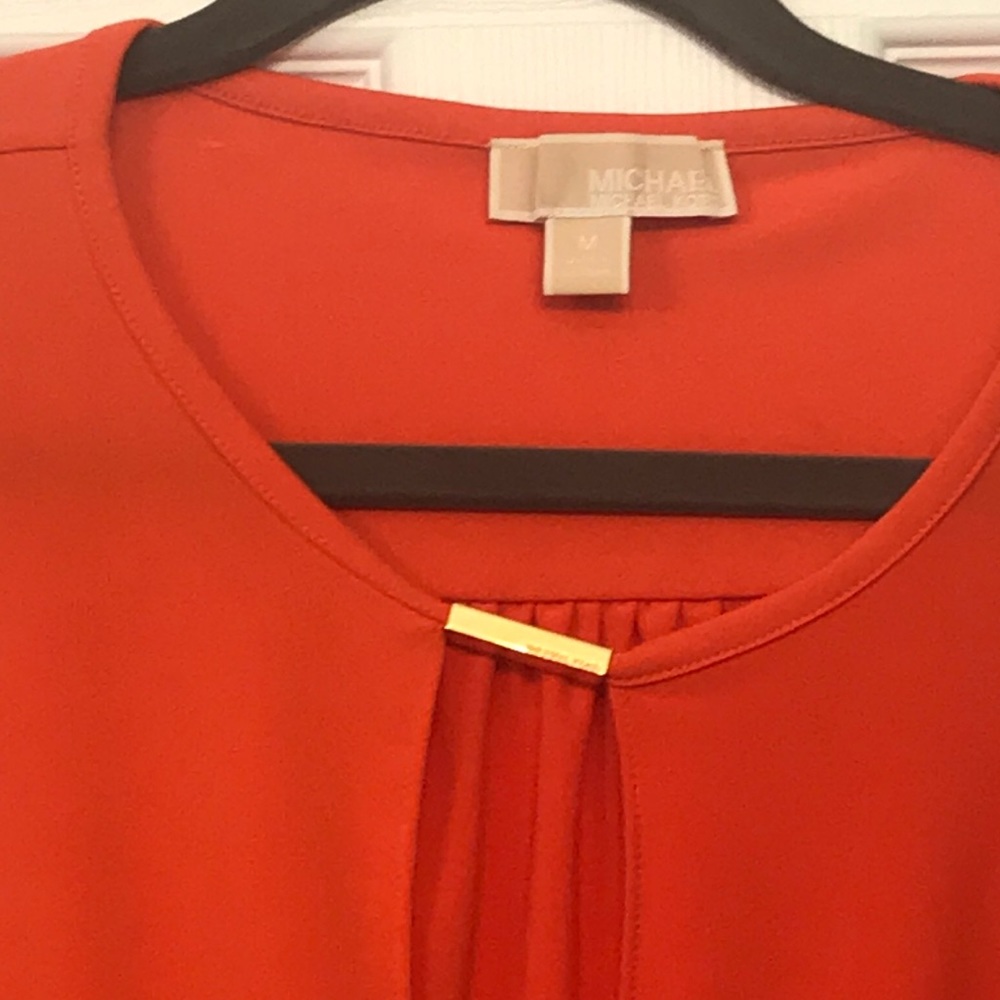 Orange Michael Kors blouse - Picture 2 of 4